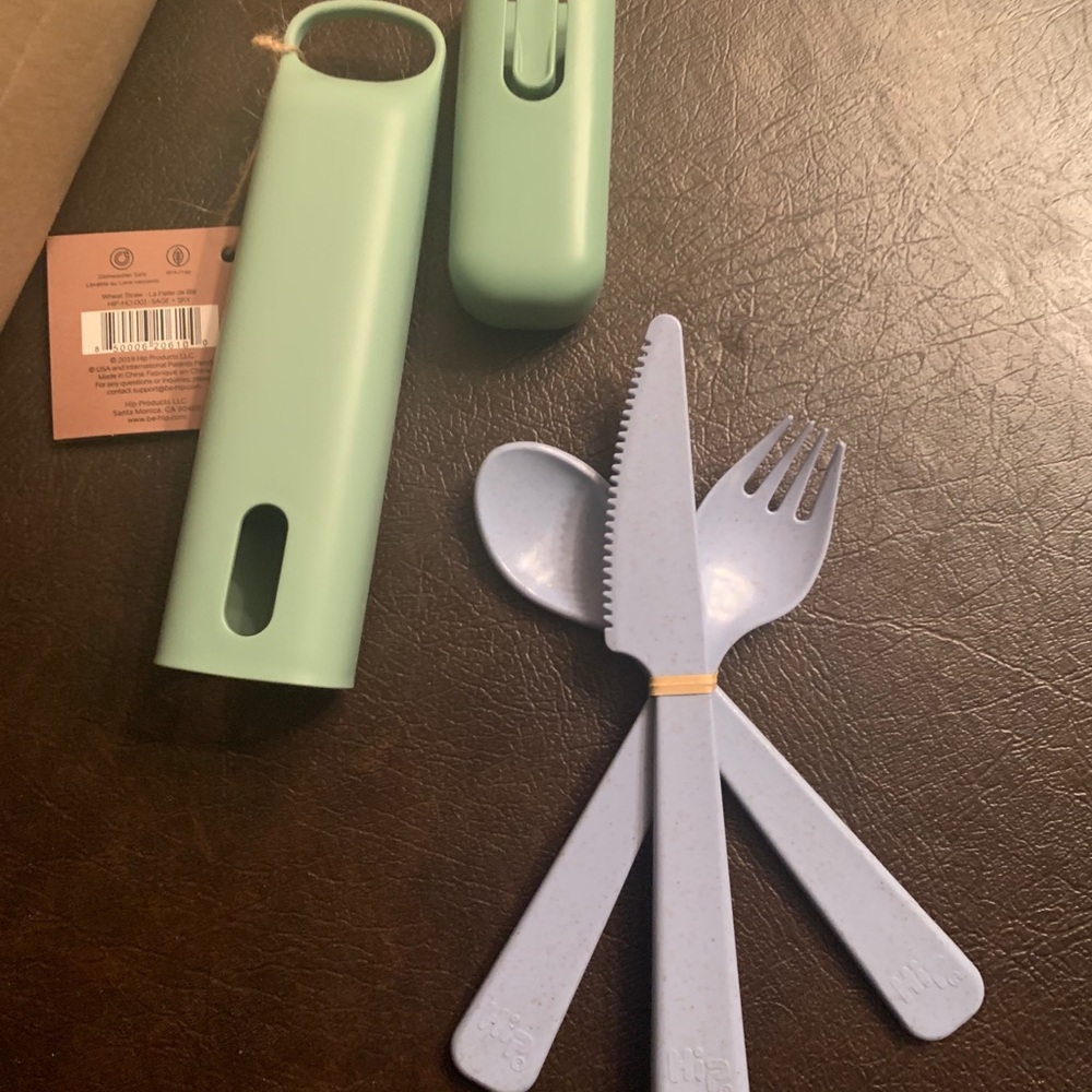 HIP travel cutlery set utensils NWT